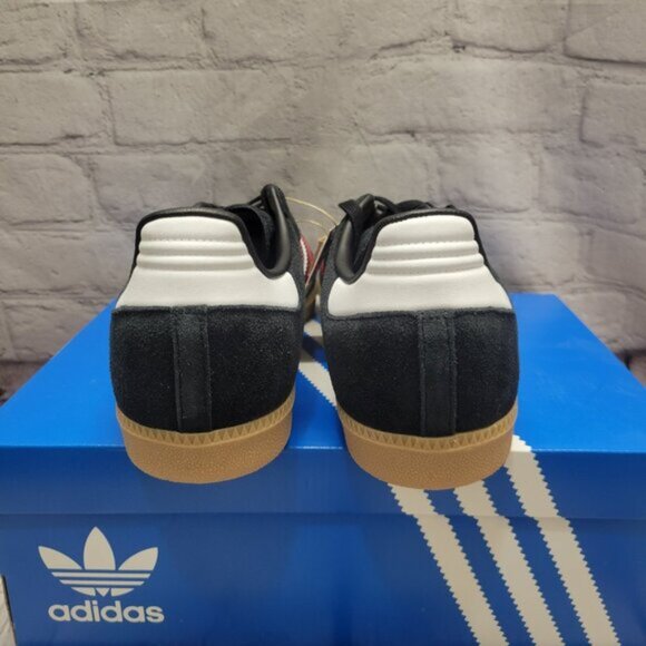 adidas Samba OG Core Black Better Scarlet - Picture 6 of 9